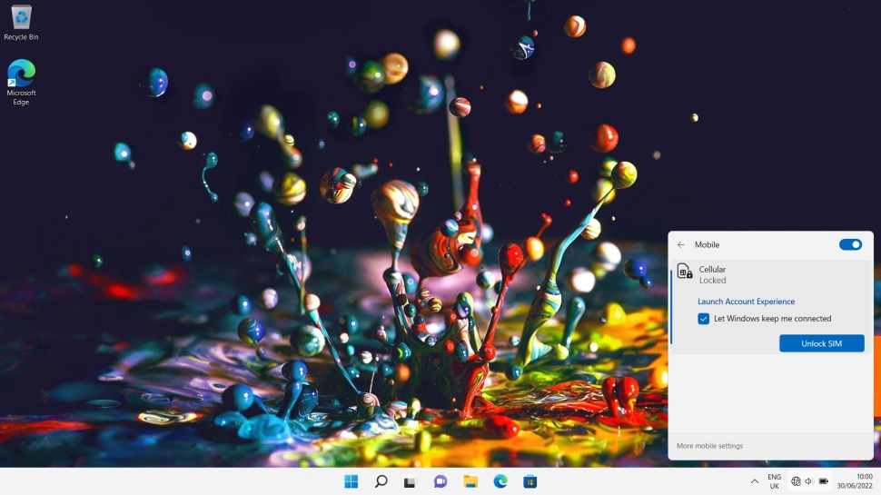 Click Unlock SIM.