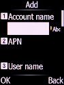Select the field below 