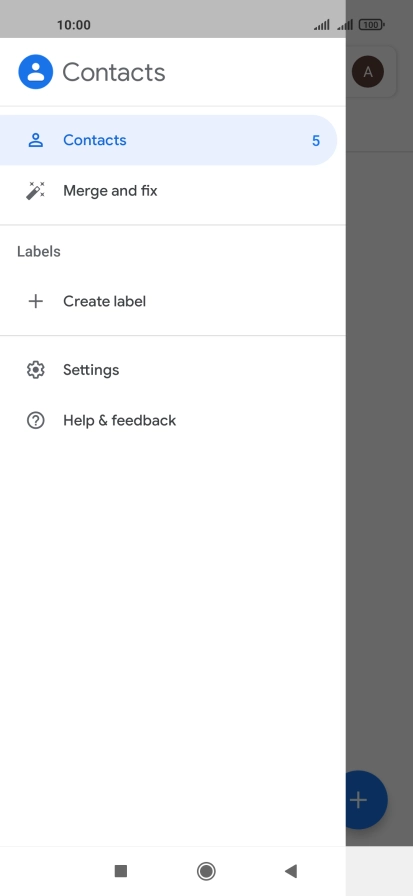 Press Settings.