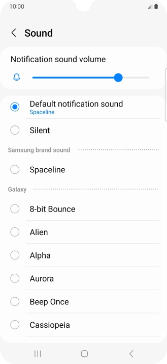 Press the required message tones to hear them.