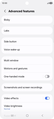 Press Bixby.