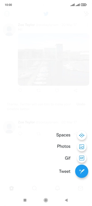 Press Tweet. Press Tweet.