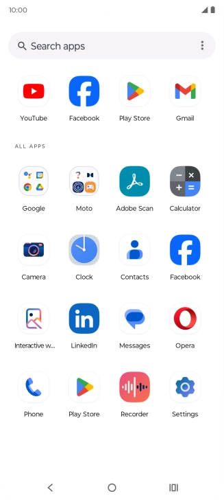 Press Google.