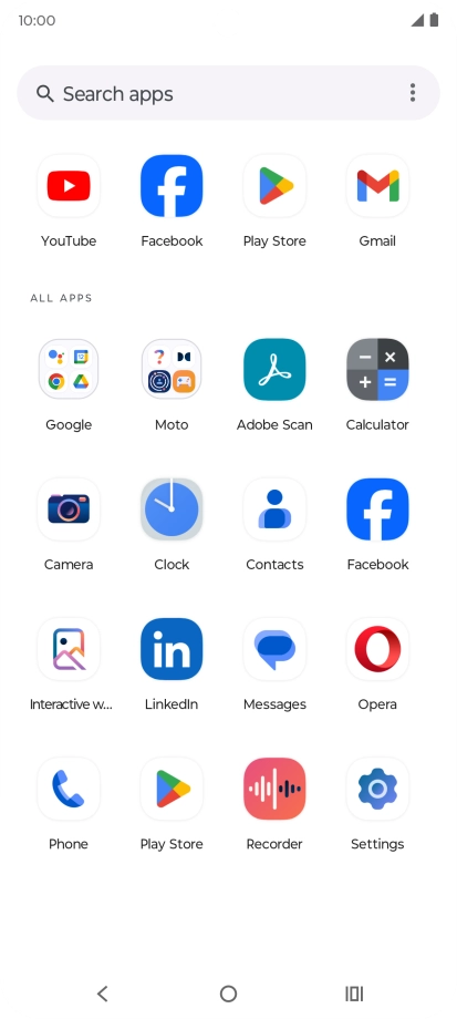 Press Google.