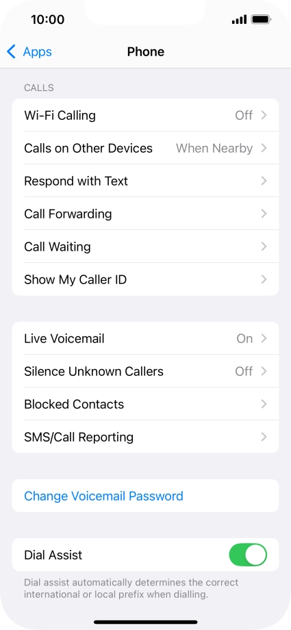 Press Silence Unknown Callers.
