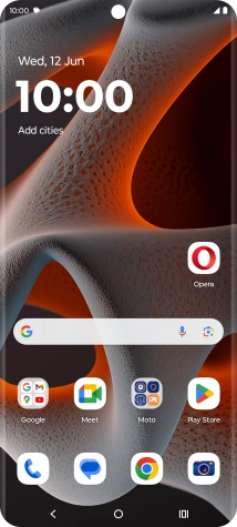 The text/picture message icon shows that you've received a new text or picture message.