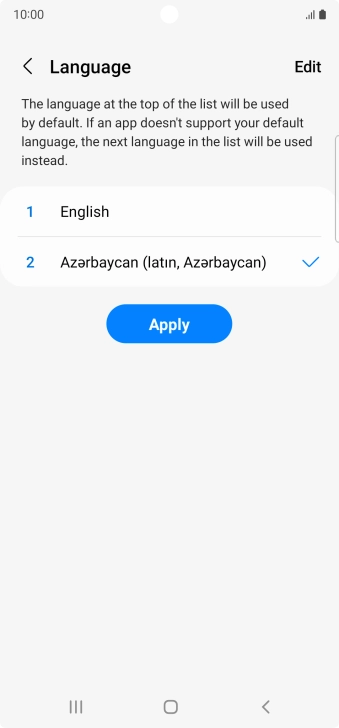 Press Apply.