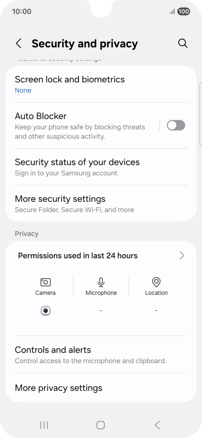 Press Permissions used in last 24 hours. Press Permissions used in last 24 hours.