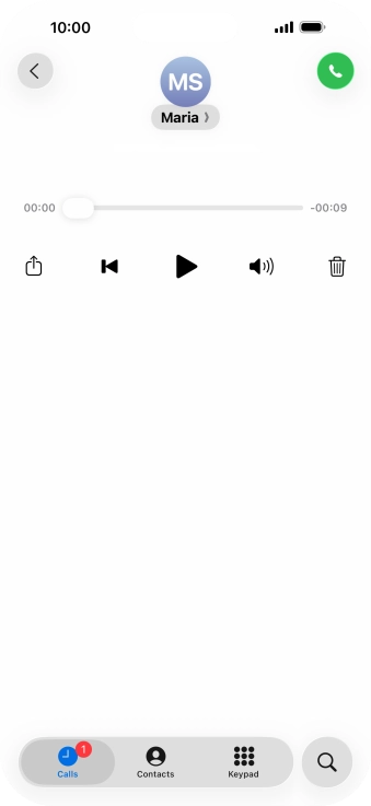 Press the play icon. Press the play icon.
