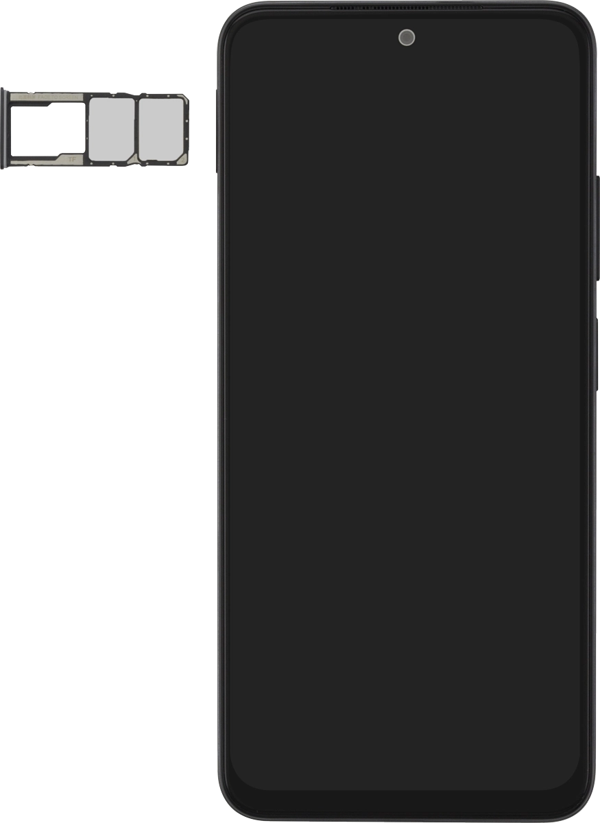 Turn the memory card so the angled corner of the memory card matches the angled corner of the memory card holder and place the card in the holder.