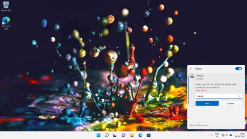 Key in your PIN and click Next.