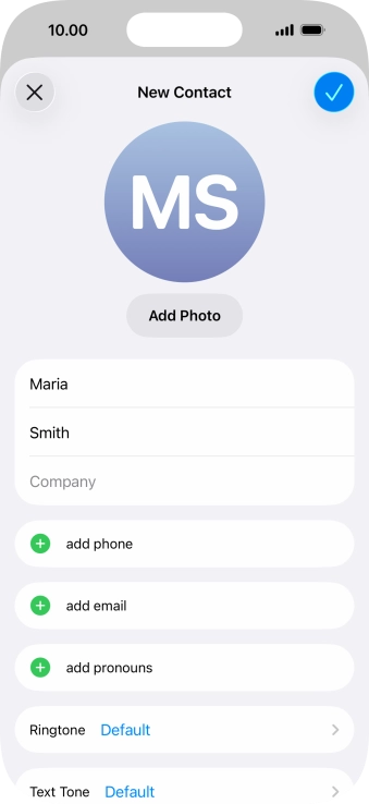 Press add phone. Press add phone.