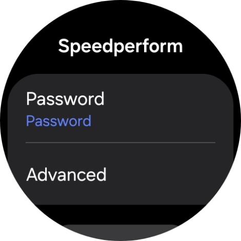 Press Password.