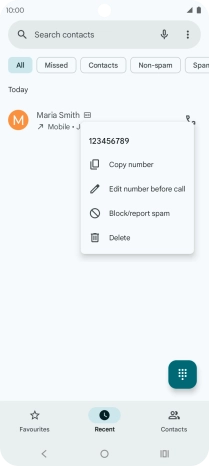 Press Block/report spam. Press Block/report spam.