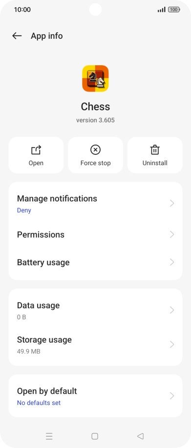 Press Storage usage. Press Storage usage.