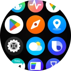 Press the settings icon. Press the settings icon.