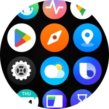 Press the settings icon. Press the settings icon.