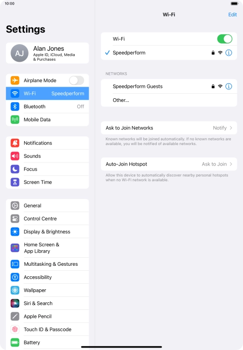 Slide your finger upwards starting from the bottom of the screen to return to the home screen.