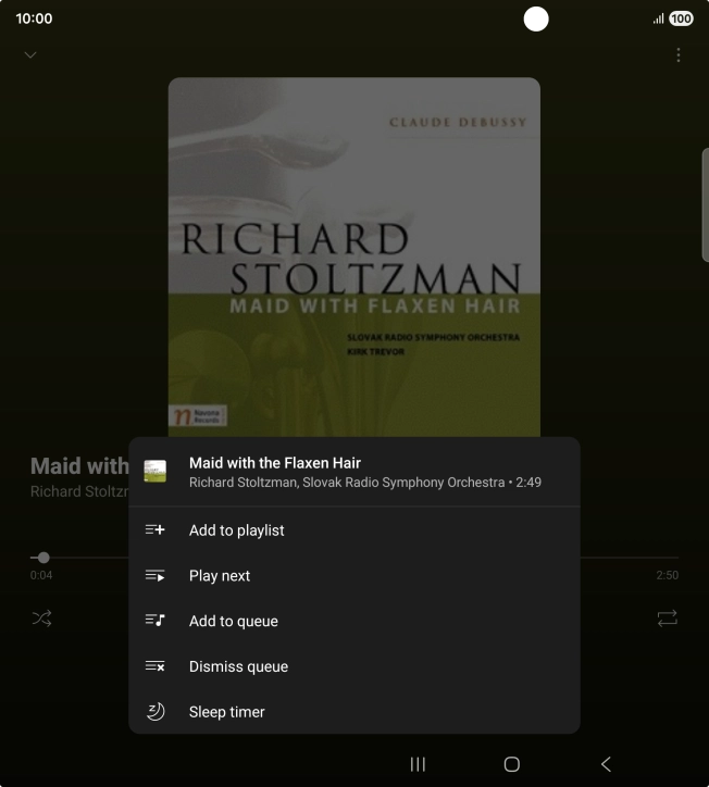 Press the add icon.
