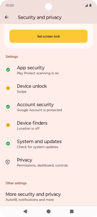 Press More security and privacy. Press More security and privacy.