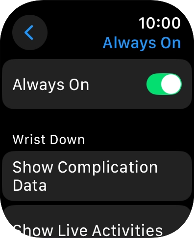 Press the indicator next to Press the indicator next to