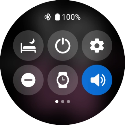 Press the suppression of calls and notifications icon to turn the function on or off. Press the suppression of calls and notifications icon to turn the function on or off.