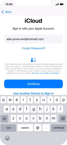 Press Continue.