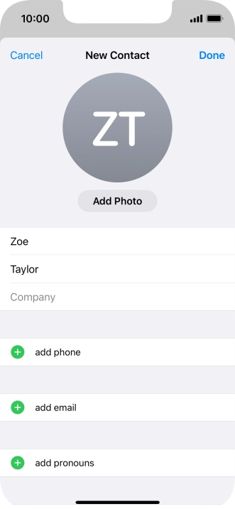 Press add phone. Press add phone.