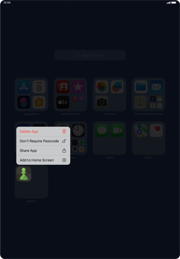 Press Don't Require Passcode. Press Don't Require Passcode.