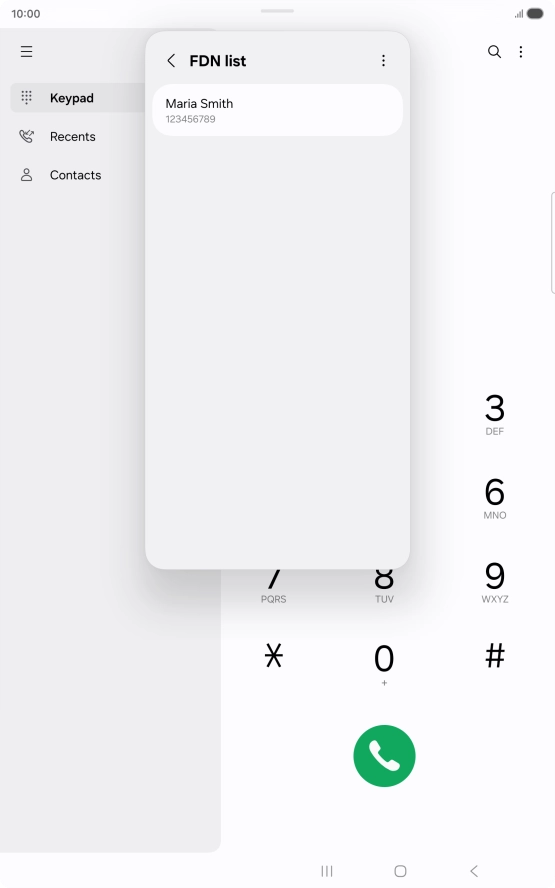Press the Home key to return to the home screen. Press the Home key to return to the home screen.