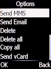 Select Copy all.