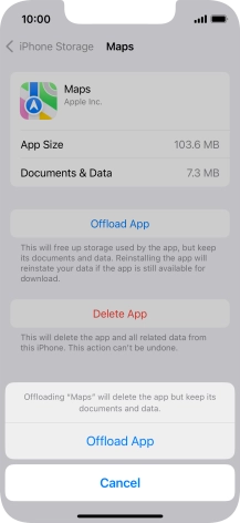 Press Offload App. Press Offload App.