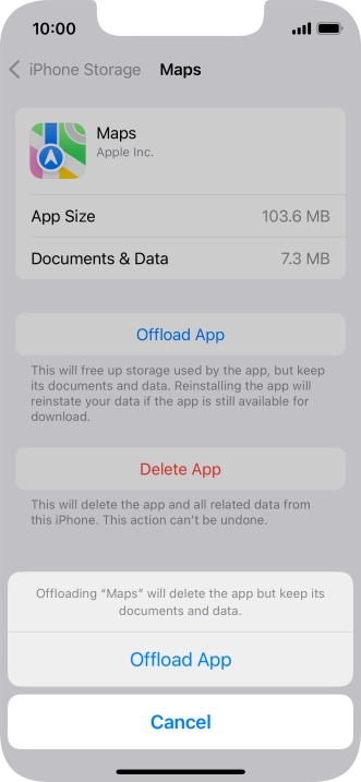 Press Offload App. Press Offload App.