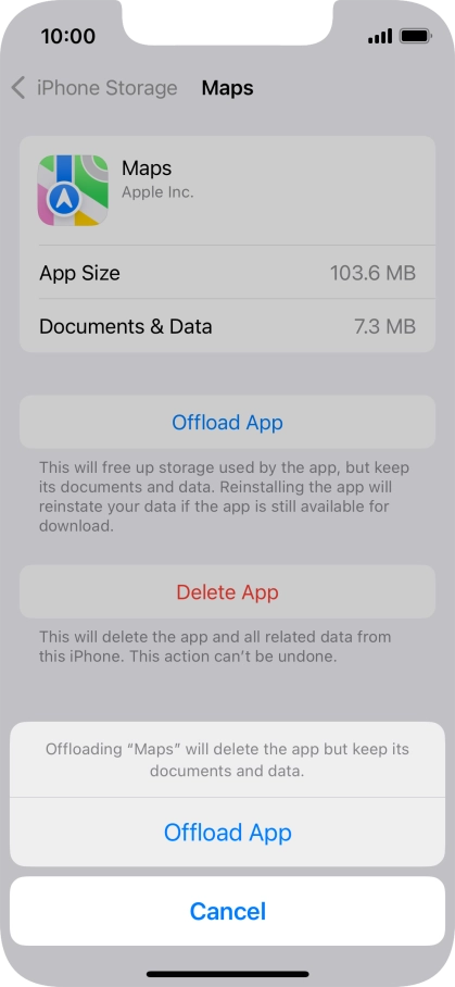 Press Offload App. Press Offload App.