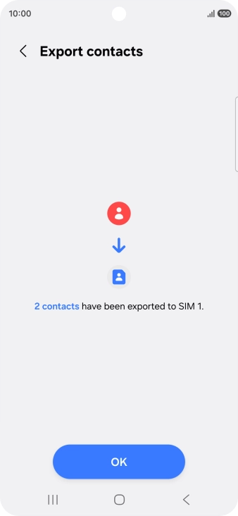 Press OK. Press OK.
