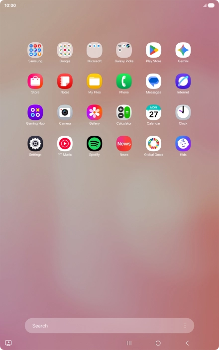 Press Google.