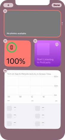 Press the add icon.