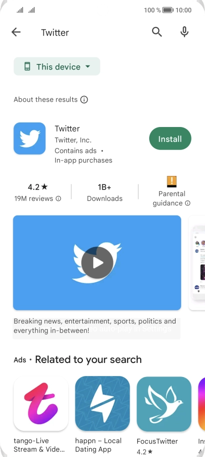 Press Twitter.