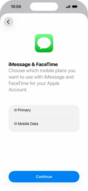 Press the required price plan. Press the required price plan.
