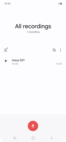 Create a new recording or open a previously saved recording. Create a new recording or open a previously saved recording.