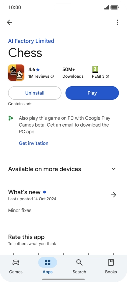 Press Uninstall. Press Uninstall.