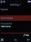 Key in wap and press the Navigation key.