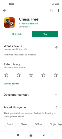 Press the Home key to return to the home screen.