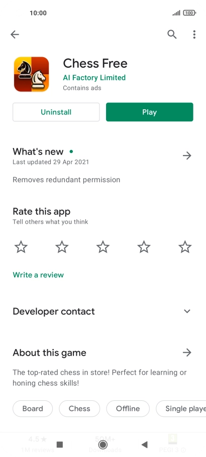 Press the Home key to return to the home screen.
