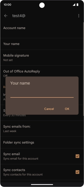 Press OK. Press OK.
