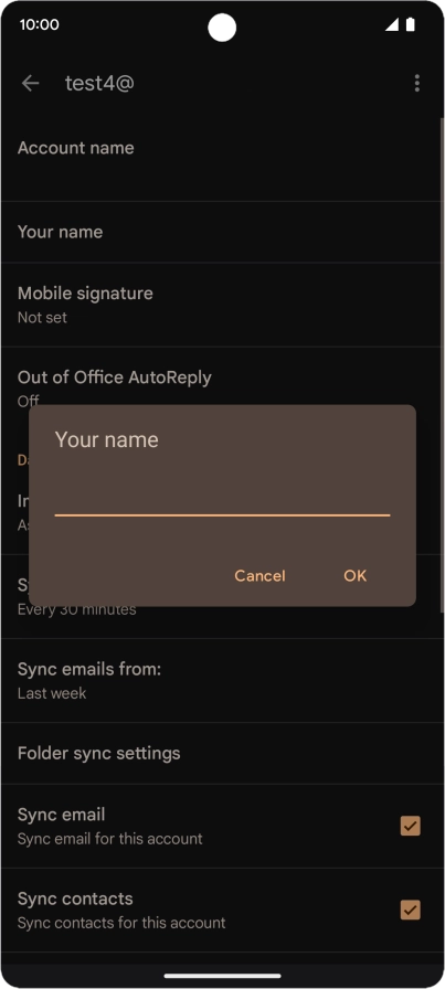 Press OK. Press OK.