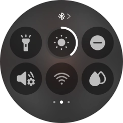 Press the Do Not Disturb icon to turn the function on or off. Press the Do Not Disturb icon to turn the function on or off.