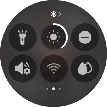 Press the Do Not Disturb icon to turn the function on or off. Press the Do Not Disturb icon to turn the function on or off.
