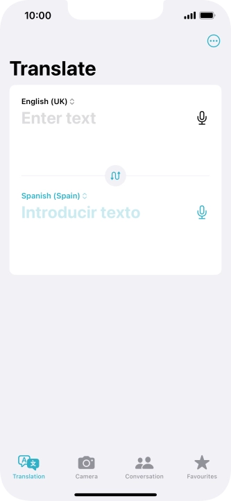 Press the first drop down list.
