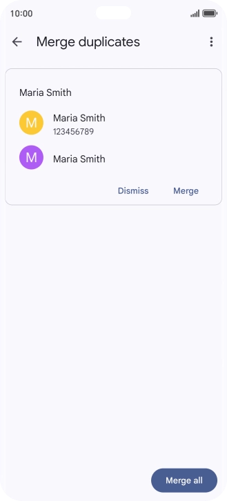 Press Merge.
